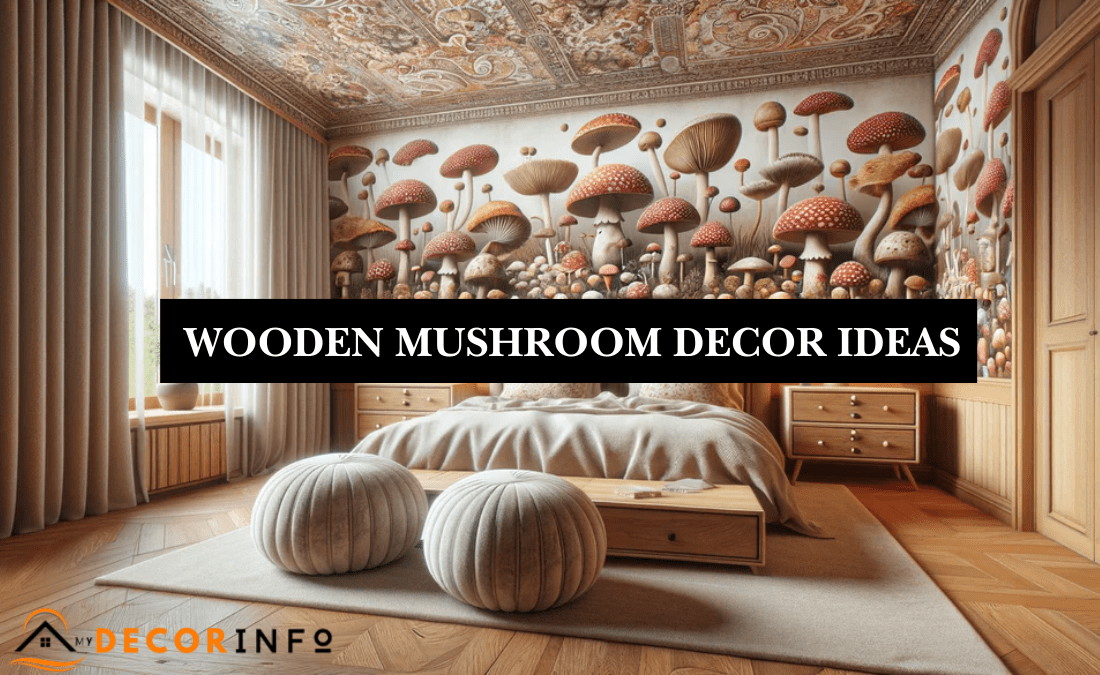 Wooden Mushroom Decor Ideas